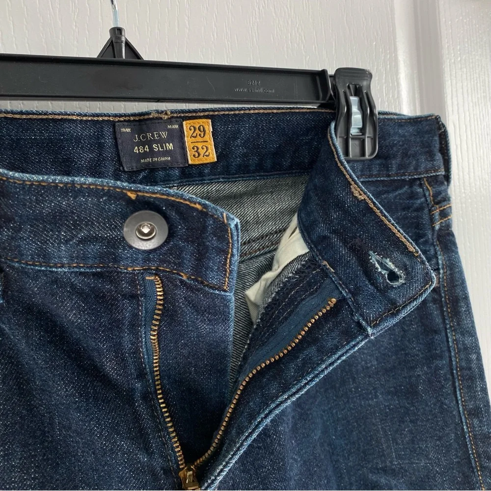 J Crew Men’s Jeans 484 Slim Dark Wash, Size 29 x 32
